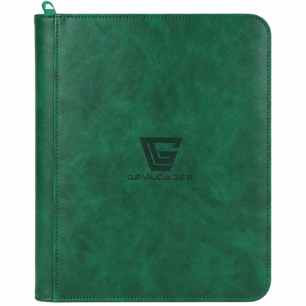 Album 4 Bolsillos Premium Toploader Verde | GEMLOADER | 112 bolsillos
