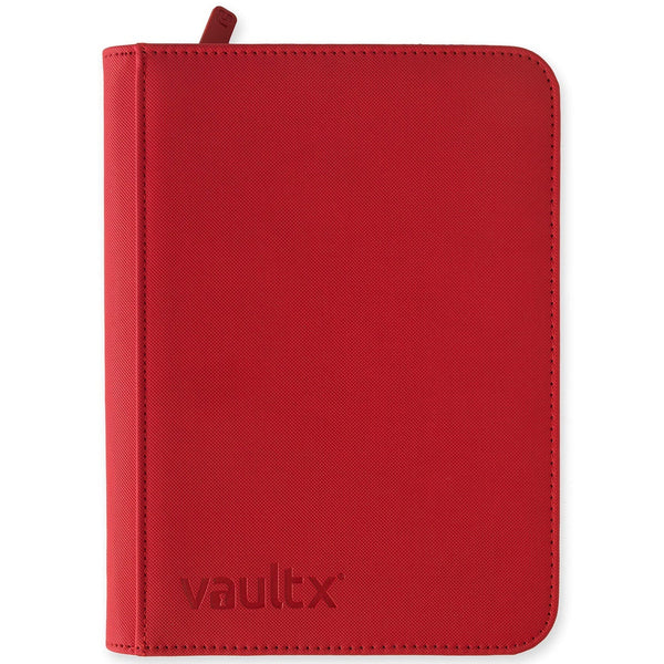 Album 4 Bolsillos Vault X Rojo Fuego | Exo-Tec Zip Binder | 160 bolsillos