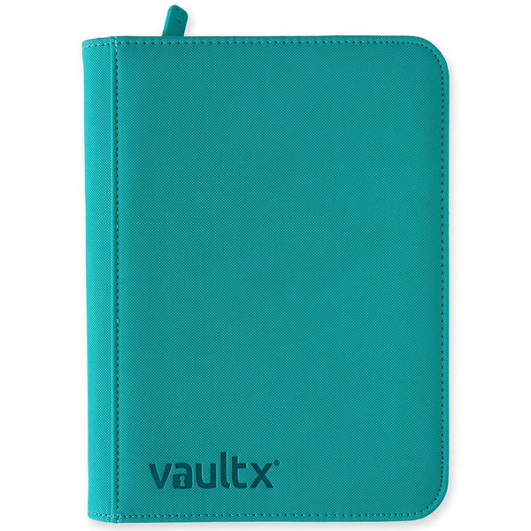 Album 4 Bolsillos Vault X Azul Oceano | Exo-Tec Zip Binder | 160 bolsillos