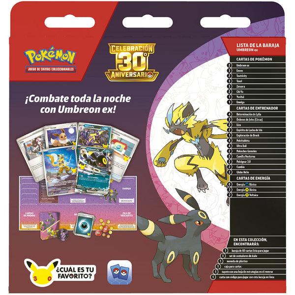 Baraja Combate 30 Aniversario Zeraora Back | POKÉMON | Español