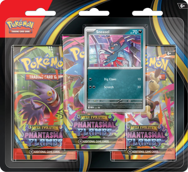 Blister de 3 Sobres Phantasmal Flames | POKÉMON | Inglés