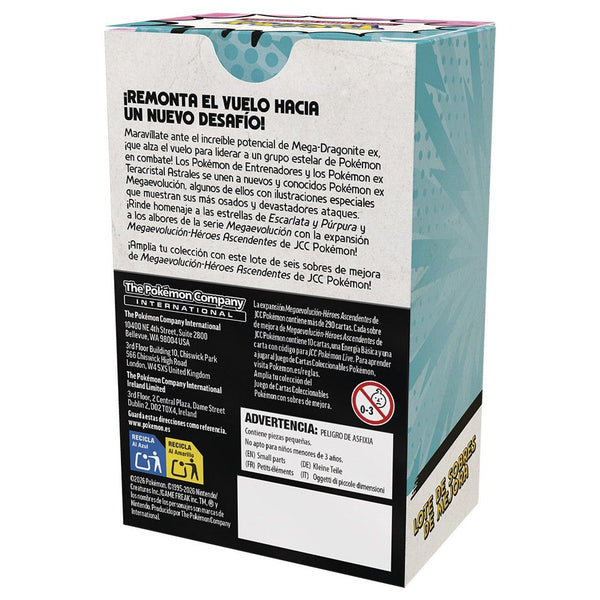 Booster Bundle Heroes Ascendentes Detrás| POKÉMON | Español
