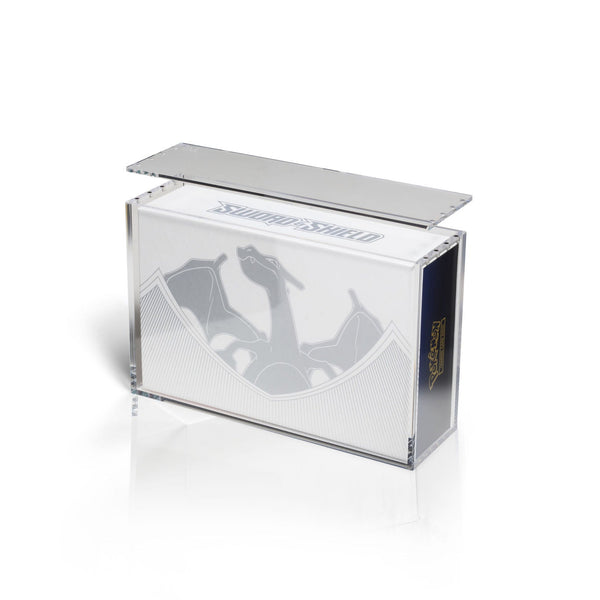 Caja Acrílica de Imán para Ultra Premium Charizard Abierta | The Acrylic Box