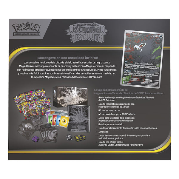 ETB Oscuridad Absoluta Back | Elite Trainer Box | POKÉMON | Español