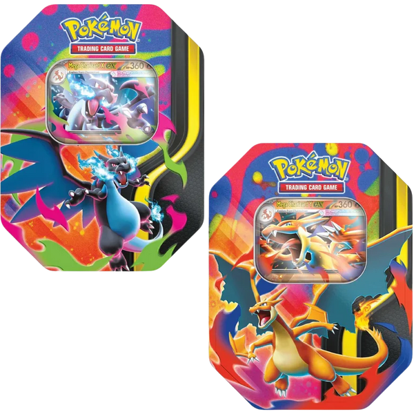 Mega Charizard 2026 Spring Tin | 4 Sobres | POKÉMON | Español