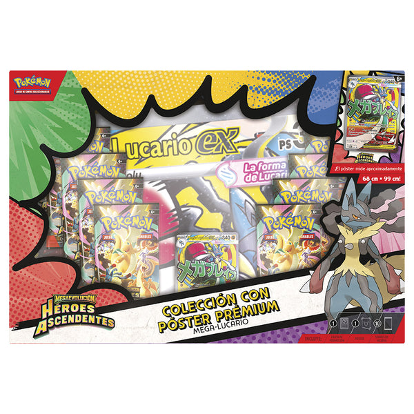 Mega Lucario Premium Poster Collection Heroes Ascendentes | POKÉMON