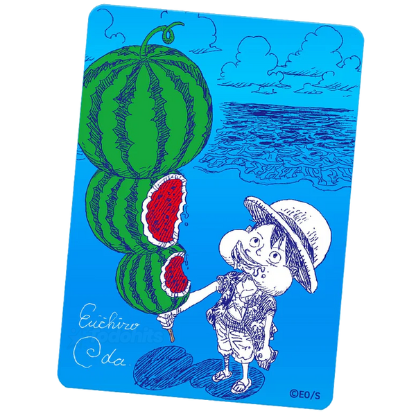 Monkey D.Luffy carta metalica firmada | ONE PIECE | Natsucomi Shueisha 2026