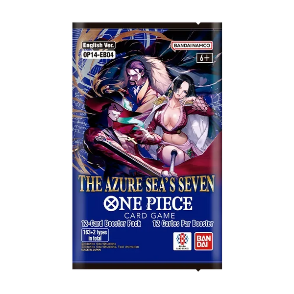 Sobre OP-14 Booster Box | ONE PIECE | The Azure Sea's Seven | Inglés