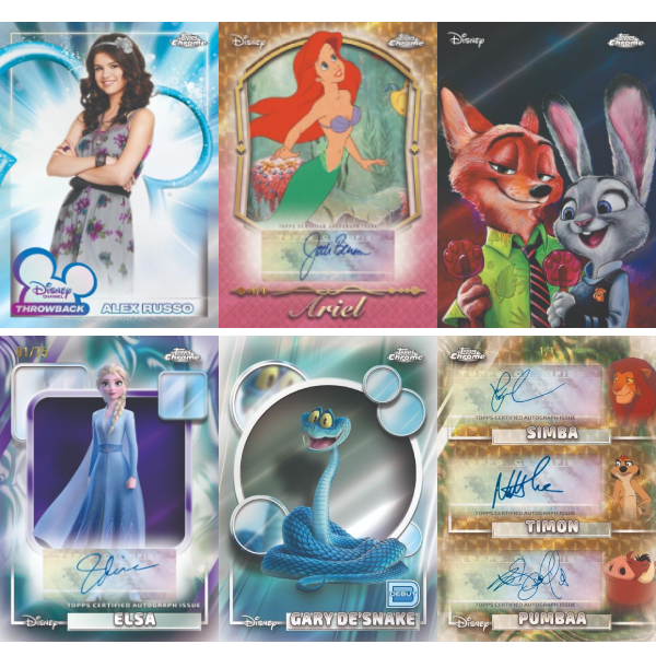 Topps Chrome Cards Disney Mega Box 2026