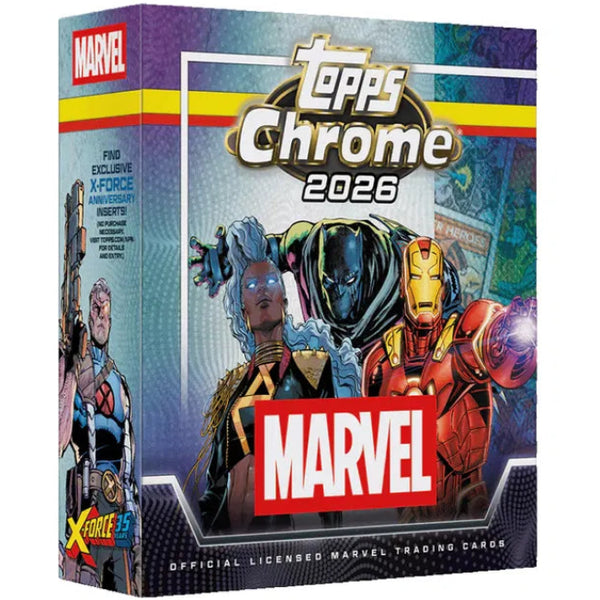 Topps Chrome Marvel Cómics Mega Box 2026