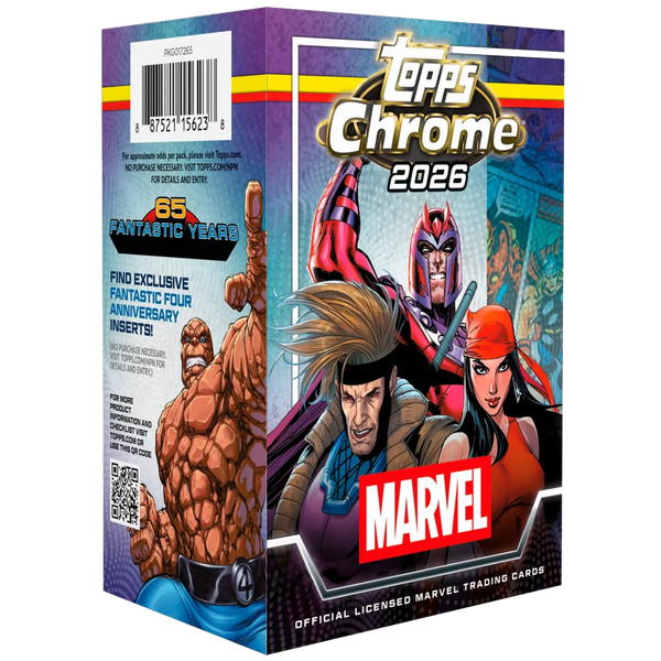 Topps Chrome Marvel Cómics Value Box 2026