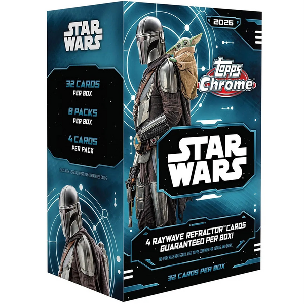 Topps Chrome Star Wars 2026 Value Box (8 Sobres)