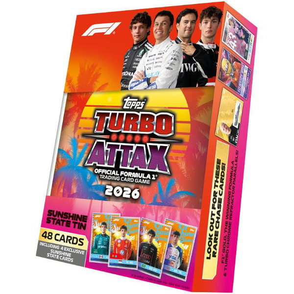 Topps F1 Sunshine State Mega Tin 2026 Turbo Attax