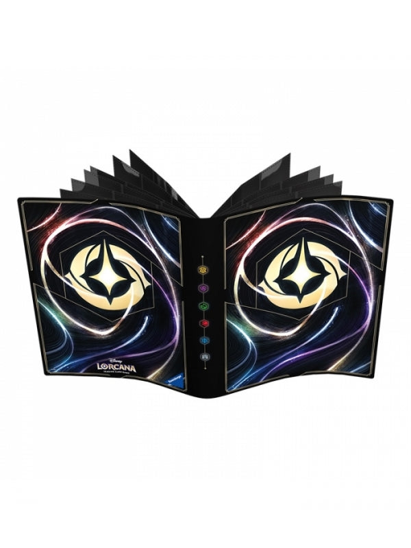 Album Logo Shimmering Skies | 64 Cartas + 8 Jumbos | Binder Lorcana
