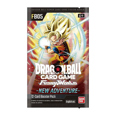 Booster Box FB05 | New Adventure | Fusion World | DRAGON BALL | Inglés