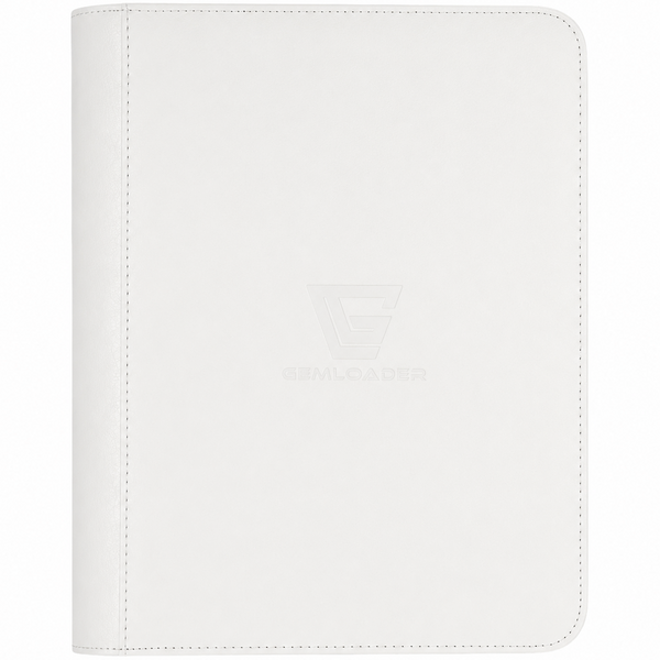 Album 4 Bolsillos Premium Toploader Blanco | GEMLOADER | 112 bolsillos