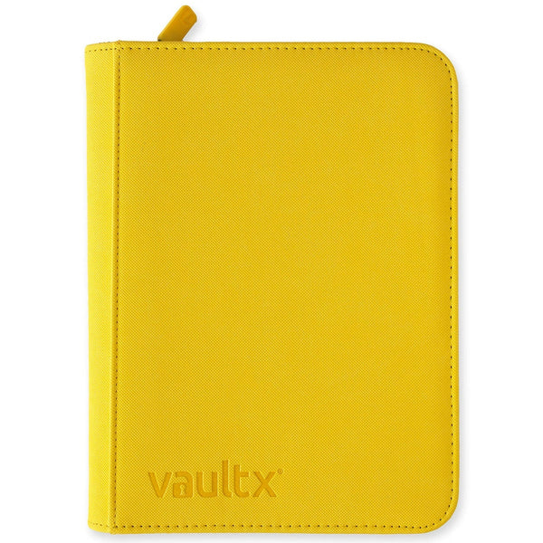 Album 4 Bolsillos Vault X Amarillo Soleado | Exo-Tec Zip Binder | 160 bolsillos