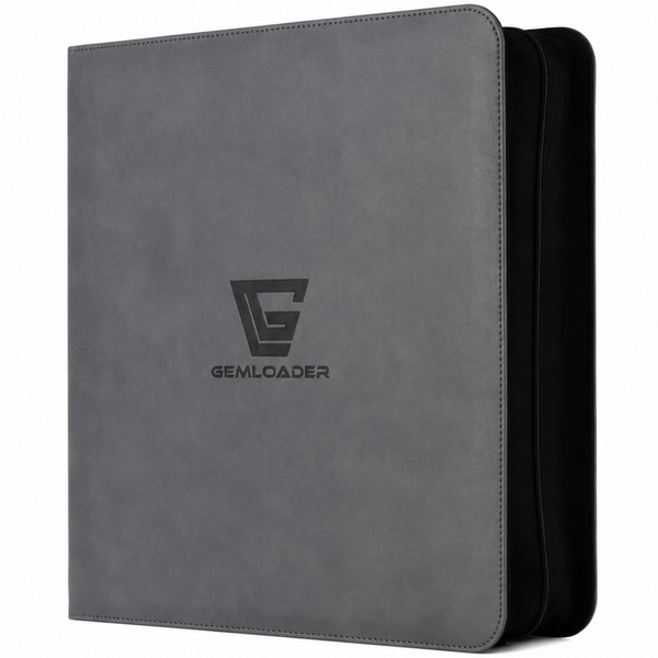 Album Premium para Cartas Gradeadas Gris | GEMLOADER | 28 Slots