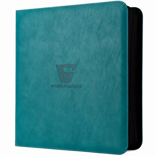 Album Premium para Cartas Gradeadas Turquesa | GEMLOADER | 28 Slots