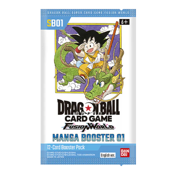Booster Box SB01 | Manga Booster 01 | Fusion World | DRAGON BALL | Inglés
