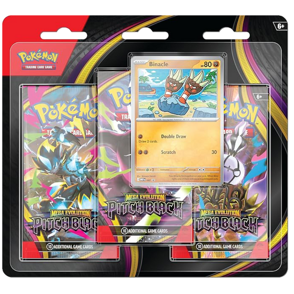Blister 3 Sobres Pitch Black | POKÉMON | Inglés