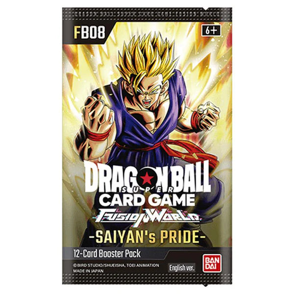 Booster Box FB08 | Saiyan's Pride | Fusion World | DRAGON BALL | Inglés