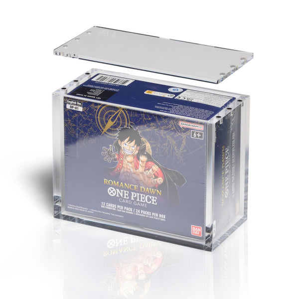 Caja Acrílica de Imán para OP Booster Box | OP-01 Reprint y OP-03 Abierta | The Acrylic Box