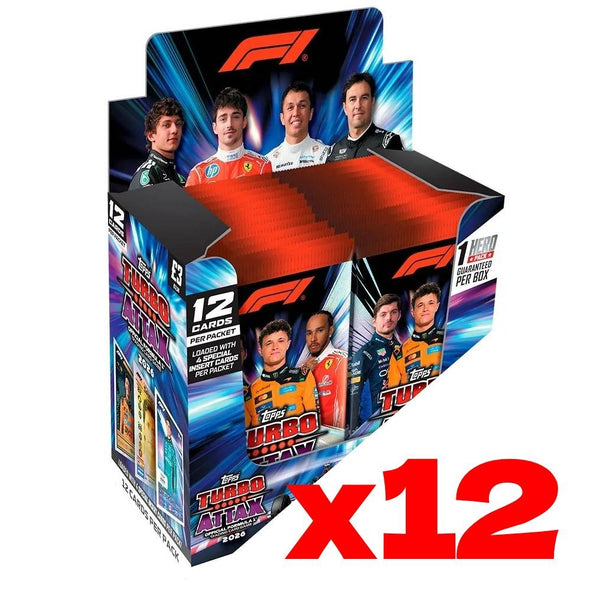 Case sellado Topps Turbo Attax Formula 1 | Booster Box 2026