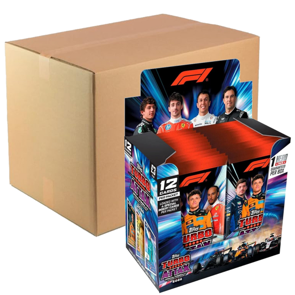 Case sellado Topps Turbo Attax Formula 1 | Booster Box 2026