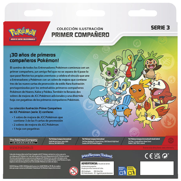 First partner Series 3 Back | POKÉMON | Español (Primer Compañero)