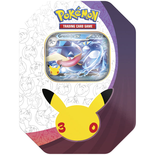 Lata Greninja Ex 30 Aniversario | 4 Sobres | POKÉMON | Español
