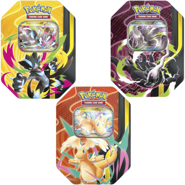 Mega Darkrai, Dragonite y Zeraora Tin 2026 | 4 Sobres | POKÉMON | Español
