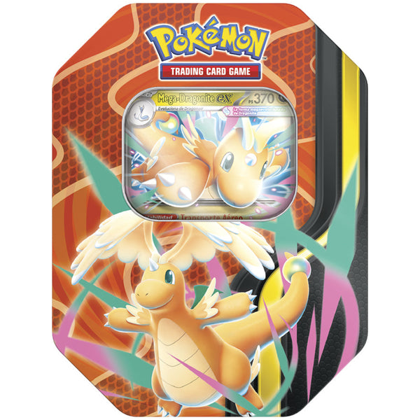 Mega Dragonite 2026 Tin | 4 Sobres | POKÉMON | Español