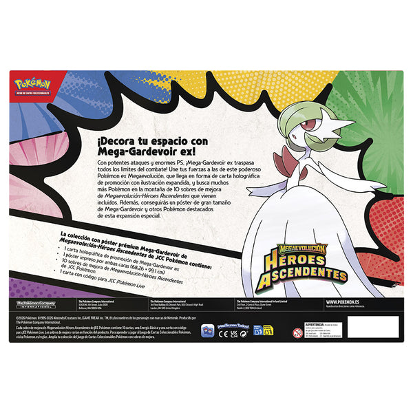 Mega Gardevoir caja Premium Poster Collection Heroes Ascendentes | POKÉMON 