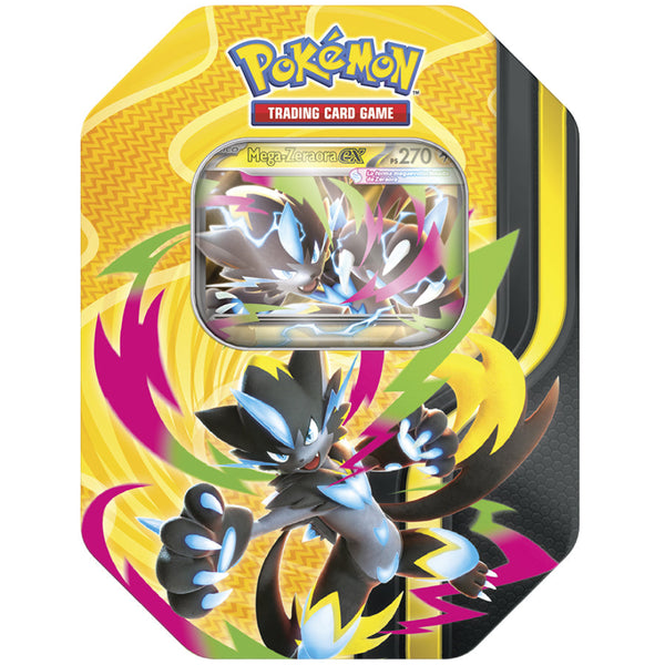 Mega Zeraora 2026 Tin | 4 Sobres | POKÉMON | Español