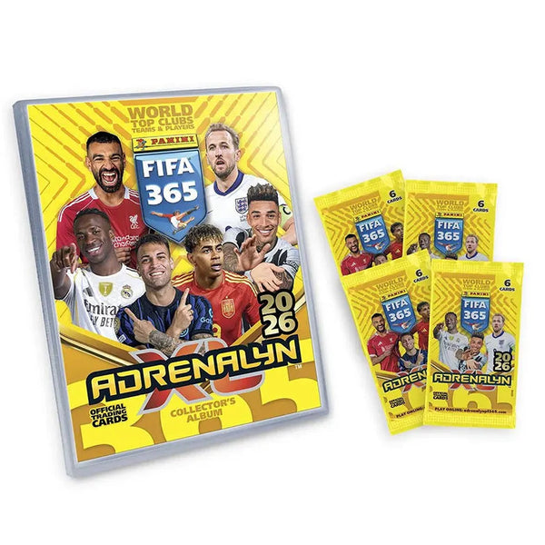 Megapack de Lanzamiento Adrenalyn FIFA 365 2026 TC | Panini | Inglés