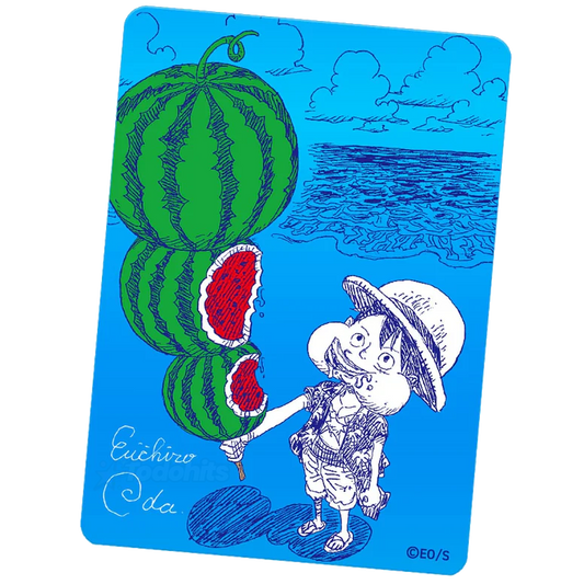 Monkey D.Luffy carta metalica firmada | ONE PIECE | Natsucomi Shueisha 2026