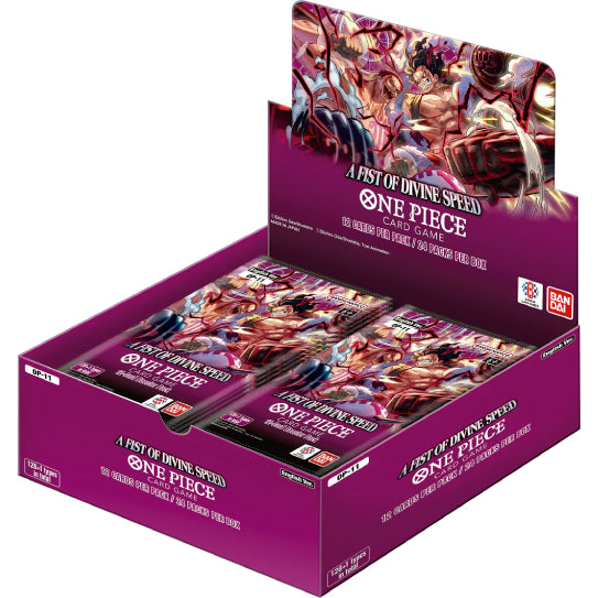 OP-11 Booster Box | ONE PIECE | A Fist of Divine Speed | Inglés