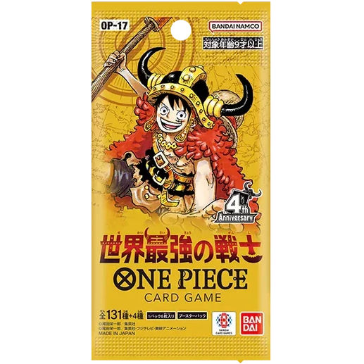 OP-17 Booster Box | ONE PIECE | The World's Strongest Warriors | Japonés