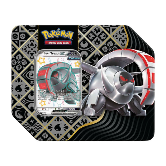 Iron Treads EX Tin (5 Sobres) | Paldean Fates | POKÉMON | Inglés