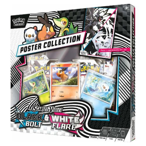 Poster Collection Fulgor Negro y Llama Blanca | POKÉMON | Español
