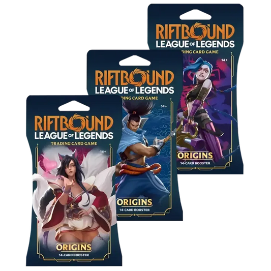 Blister Riftbound LOL Origins | League of Legends | Inglés