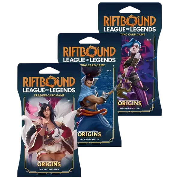 Blister Riftbound LOL Origins | League of Legends | Inglés