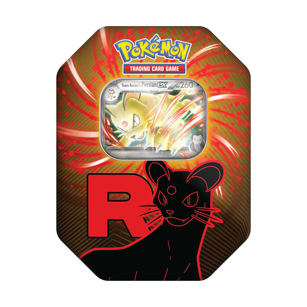 Team Rocket Tins Persian EX | 4 Sobres | POKÉMON | Español