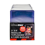 Toploader Regular Front [Pack 100] | Ultra Pro | Pack Ahorro