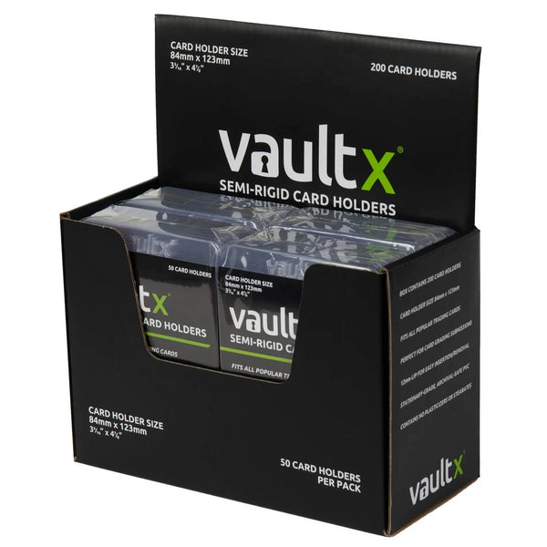Toploader Semi Rigidos | Vault X | 200 unidades