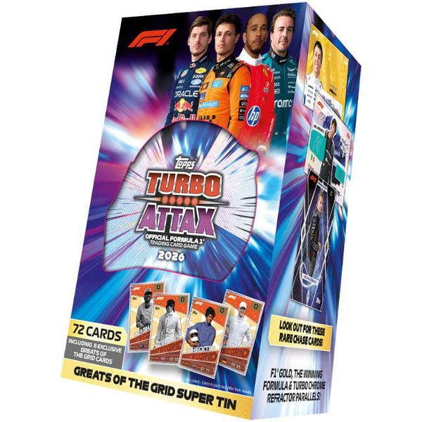 Topps F1 Greats of the Grid Super Tin 2026 Turbo Attax