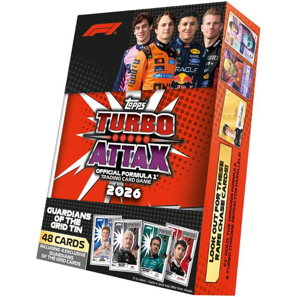 Topps F1 Guardians of the Grid Mega Tin 2026 Turbo Attax