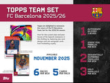 Topps FC Barcelona Team Set 2025/26