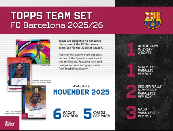 Topps FC Barcelona Team Set 2025/26